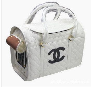 chanel dog chain|chanel small dog carrier.